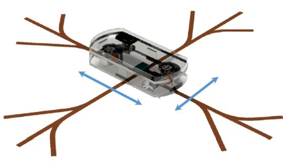一种工业用途用于进行抓取操作的双舵轮AGV车臂机器人